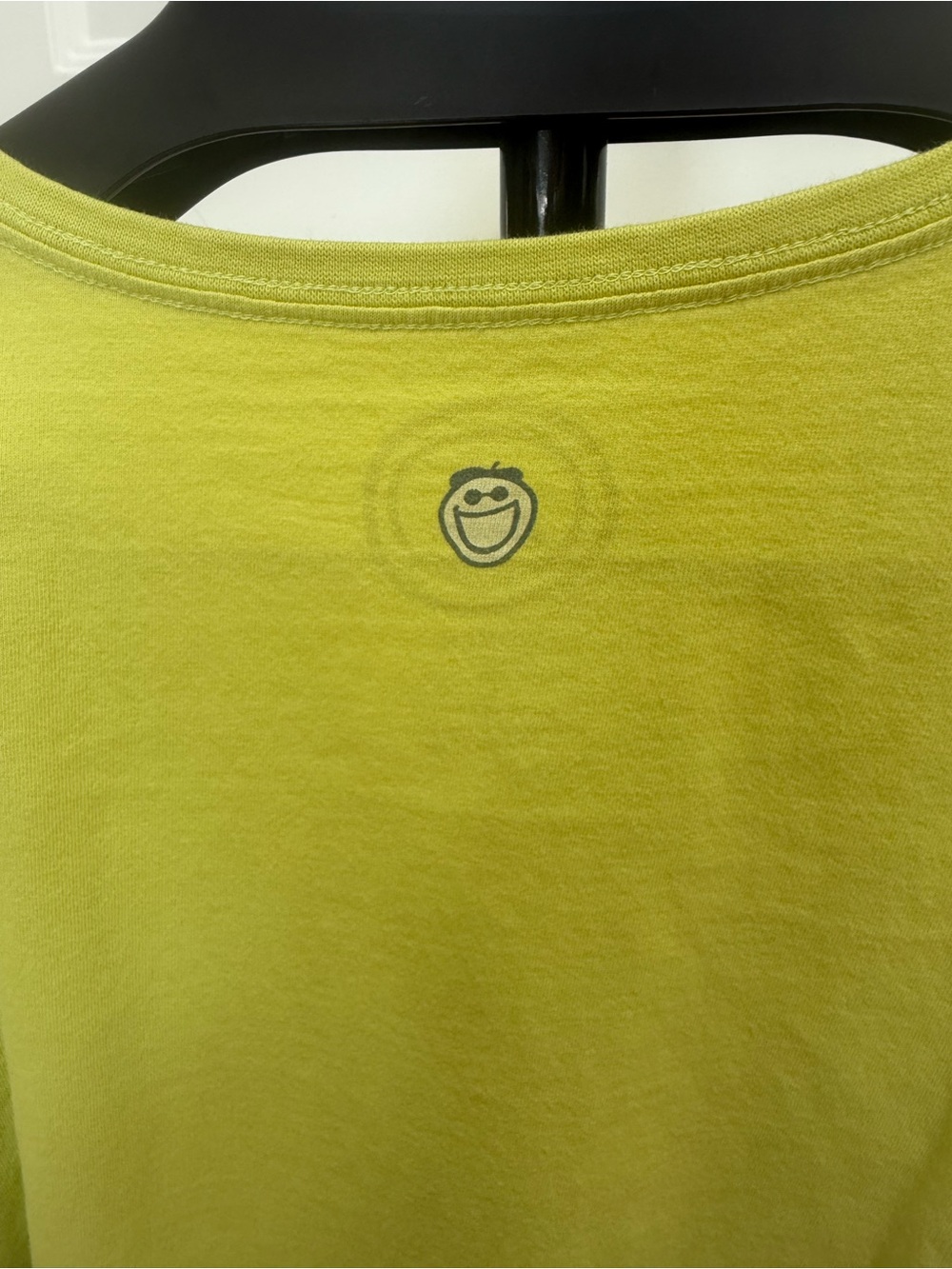 Life Is Good Women's LOVE V-Neck Tee in Chartreuse Green - Picture 4 of 5